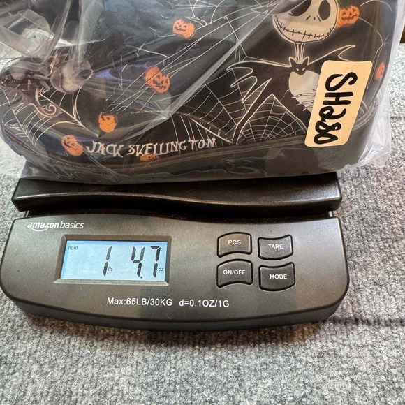 Nightmare Before Christmas Jack Skellington Boots Womens 37 Black Edgy Halloween - Picture 15 of 15